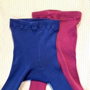 Hanna Andersson 2-pack Footless Tights